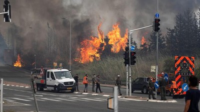 Israel Bak Neraka Imbas Dilanda Kebakaran Hutan