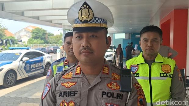 Kecelakaan di Tol Pemalang-Batang Kasat Lantas Polres Pemalang, AKP Arief Wiranto, saat ditemui Jumat (2/5/2025).