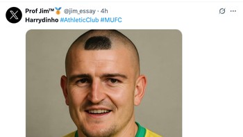 Manchester United (MU) berhasil menumbangkan Athletic Bilbao dalam laga seru di babak semifinal Europa League, Jumat (2/5/2025) dini hari WIB. Kemenangan ini tidak hanya membawa Setan Merah selangkah lebih dekat ke final, tetapi juga memicu gelombang meme kocak di media sosial, dengan bek andalan MU, Harry Maguire, menjadi bintang utamanya. Foto: X.com