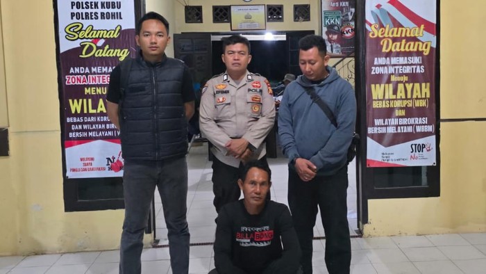 Pelaku pembakaran lahan di Rokan Hilir, Riau ditangkap. (Dok Polres Rokan Hilir)