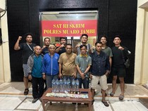 Polisi Tangkap 6 Pelaku Pungli Sopir Truk Batu Bara di Muaro Jambi