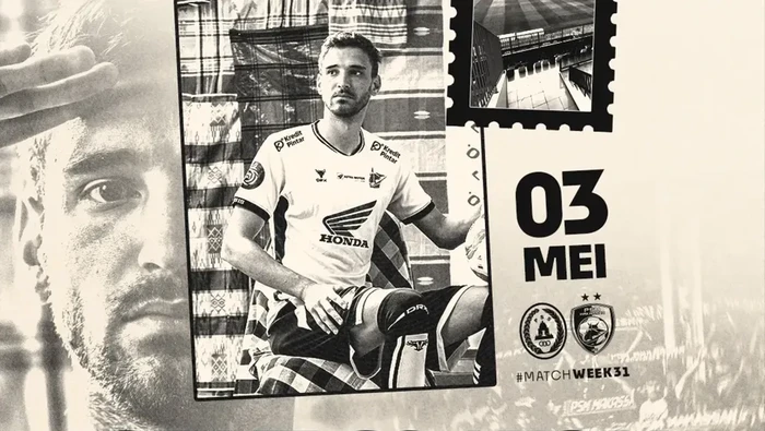 PSS Sleman Vs PSM Makassar dalam laga Liga 1 2024/2025.