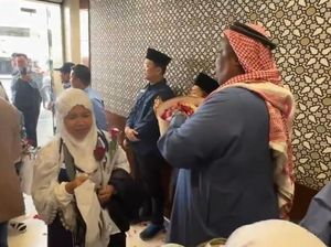 Video: Meriahnya Sambutan untuk Jemaah Haji RI di Hotel Madinah