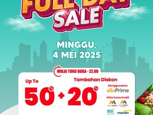Gebyar Diskon 50% + 20% Hadir di Transmart Full Day Sale Hari Ini, Gass!