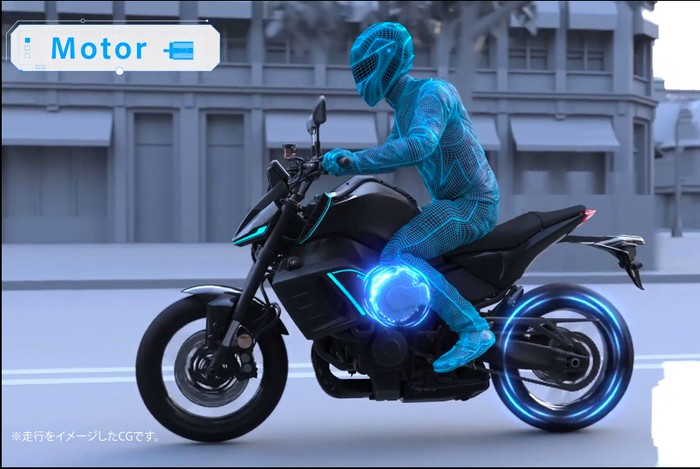 Yamaha MT-09 Hybrid Yamaha memperlihatkan motor konsep MT-09 Hybrid untuk pertama kalinya.