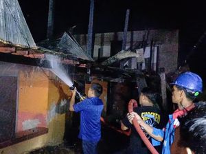 2 Rumah di Pangkep Terbakar Akibat Kompor Meledak, 1 Orang Lansia Luka
