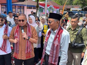 Andre Rosiade-Menteri PU Tinjau Lokasi Pembangunan Sekolah Rakyat di Kabupaten Solok