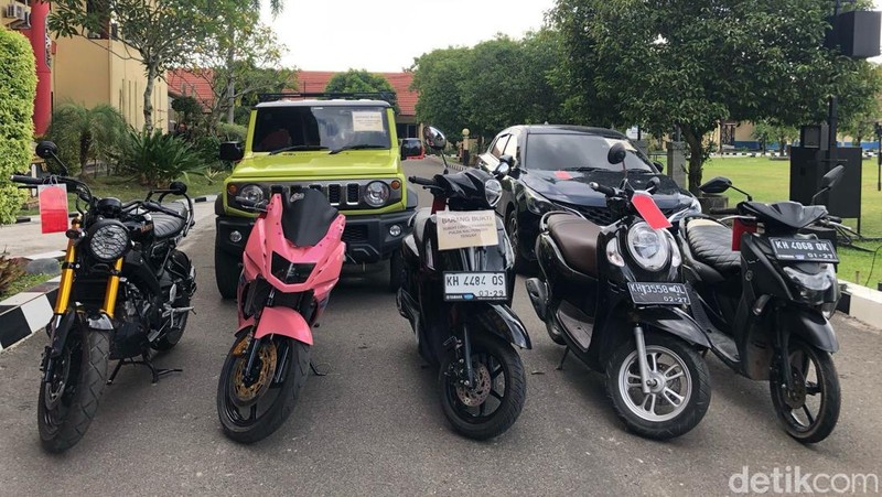 Aset residivis narkoba yang kembali ditangkap Polda Kalteng.