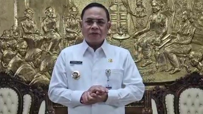 Bupati Pati Sudewo saat di Pendopo Kabupaten Pati, Sabtu (3/5/2025).