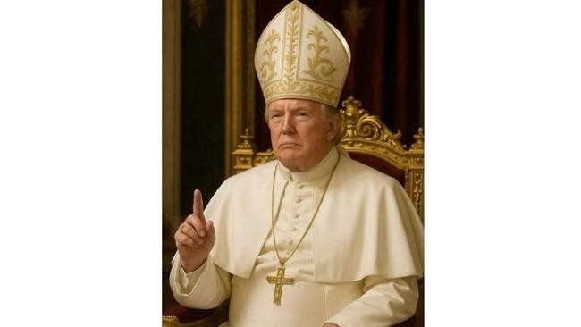 Guyonan Trump Mau Jadi Paus hingga Unggah Foto Editan
