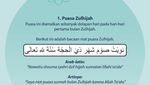 3 Puasa sebelum Idul Adha dan Bacaan Niatnya