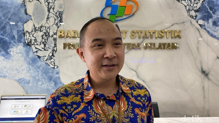 Kepala Badan Pusat Statistik (BPS) Sumsel Mohammad Wahyu Yulianto