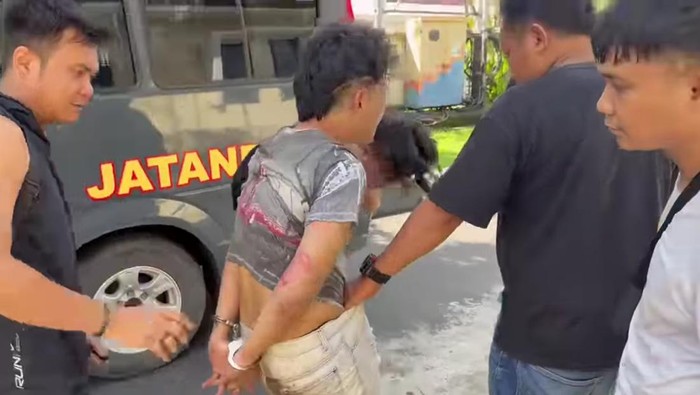 Pelaku penikaman polisi di Manado ditangkap.