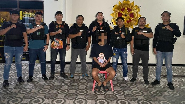 Polisi menangkap pelaku yang memanah aktivis di Kota Bitung.