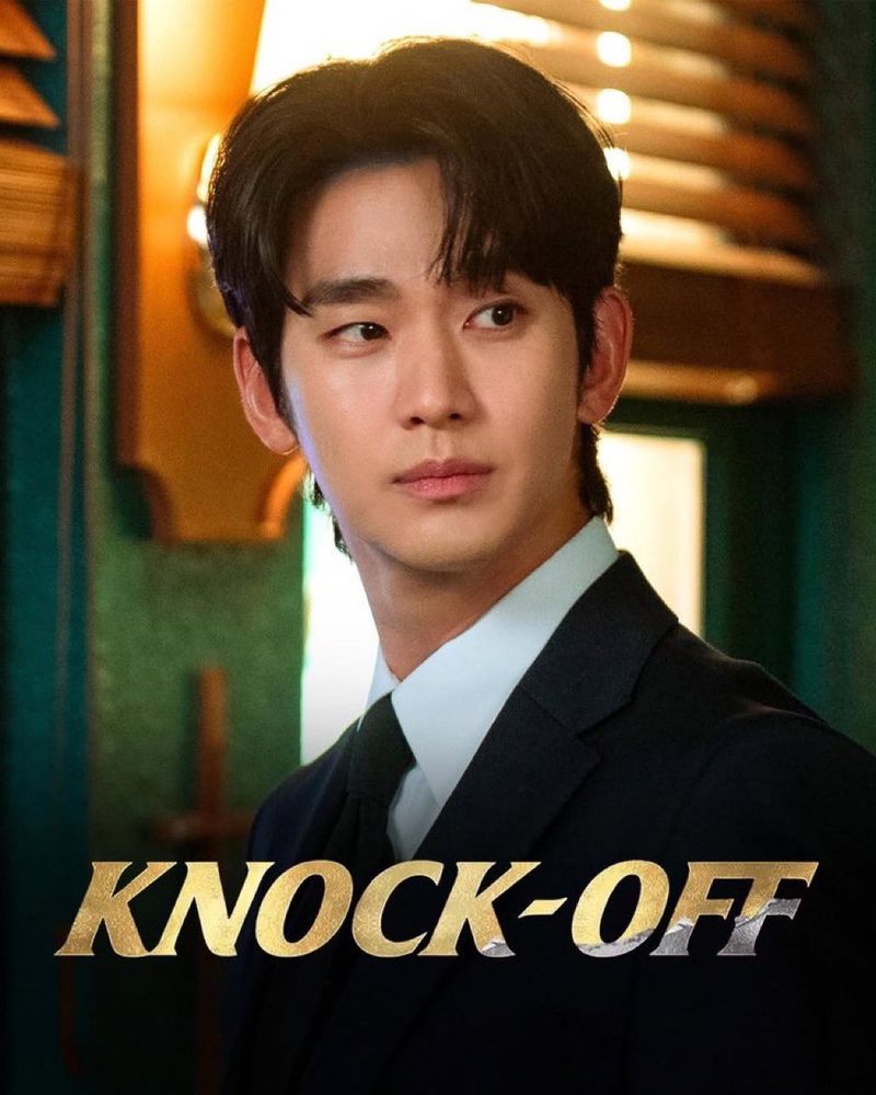 Poster terbaru drama Korea Knock Off yang dibintangi Kim Soo Hyun