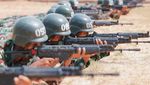 Potret Menhan Tinjau Fasilitas Latihan Prajurit TNI di Kalsel