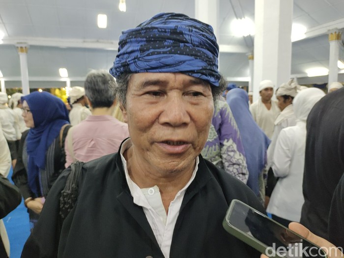 Prosesi ritual Seba Baduy di Pendopo Bupati Lebak, Rangkasbitung.
