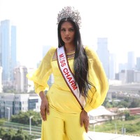 Rash tiba di Indonesia pada Selasa (29/4/2025). Dia menjalani beragam kegiatan dengan jadwal yang padat. Mulai dari photo shoot, menghadiri acara, grand final Puteri Indonesia dan kegiatan lainnya. Foto: Pradita Utama,