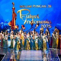 Grand Final Puteri Indonesia 2025 digelar di Plenary Hall, Jakarta Convention Center, Jumat malam (2/5/2025).  Foto: Andhika Prasetia