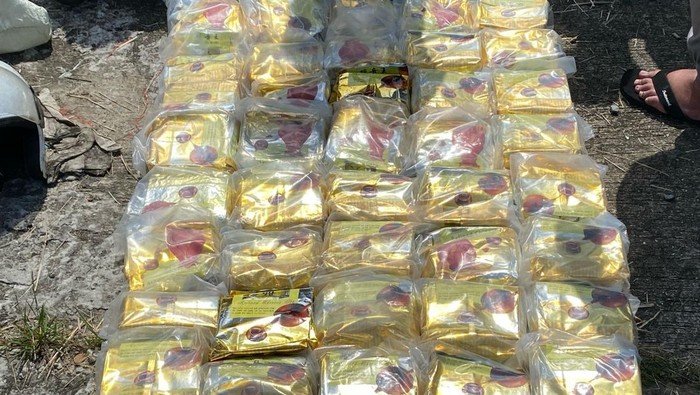 Bareskrim Polri menggagalkan upaya penyelundupan sabu 50 kg di wilayah Balikpapan, Kalimantan Timur. (dok.Istimewa)