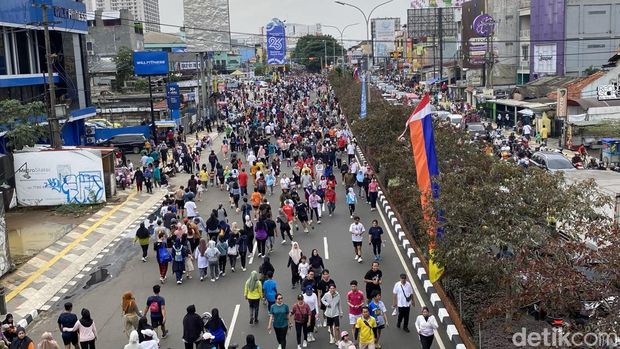 CFD di Jalan Margonda. (Devi/detikcom)