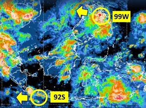 2 Bibit Siklon Tropis Hadir di Indonesia, Wilayah Ini Waspada Hujan Sedang-Lebat