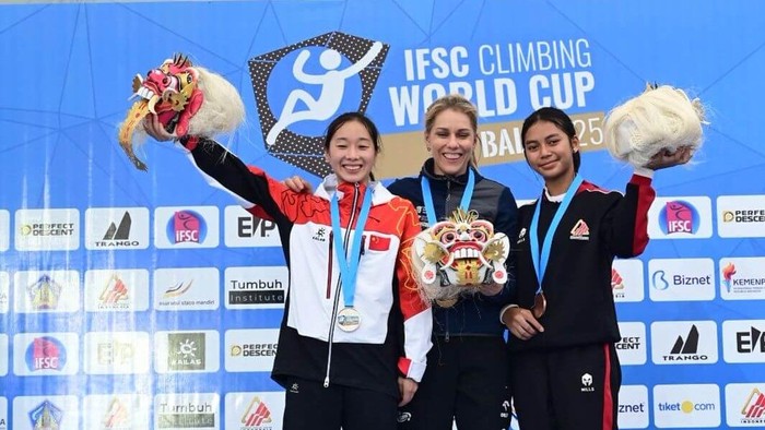 Kadek Adi Asih, nomor speed putri piala dunia panjat tebing