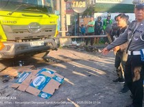 Pemotor Asal Jember Tewas Ditabrak Truk di Denpasar