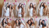 Luna Maya membuat kolase yang menampilkan dirinya bersama sahabat. (Foto: dok Instagram)
