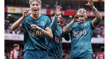 Kekalahan 1-2 ini semakin membuat posisi kedua Arsenal di klasemen Liga Inggris terancam longsor. Foto: X.com
