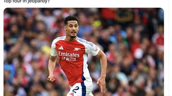 Arsenal belakangan tampil buruk di Liga Inggris. Foto: X.com