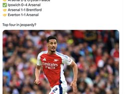 Meme Kocak Arsenal Terancam Longsor dan Disalip City