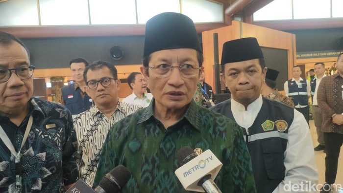 Menteri Agama (Menag) Nasaruddin Umar. (Dwi R/detikcom)