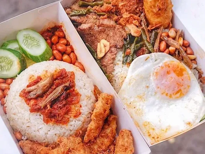 Nasi lemak enak di Jakarta