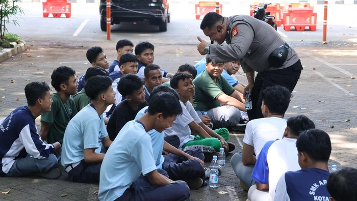Polda Metro Jaya gelar penyuluhan cegah tawuran pelajar di Jakarta. (Dok. ist)
