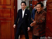 Prabowo Terima Kunjungan Utusan Khusus PM Jepang Fumio Kishida di Kertanegara