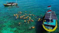 Pulau ini memiliki luas sekitar 68 hektare  dan termasuk Kawasan Konservasi Perairan Daerah (KKPD) dengan kategori taman wisata perairan.