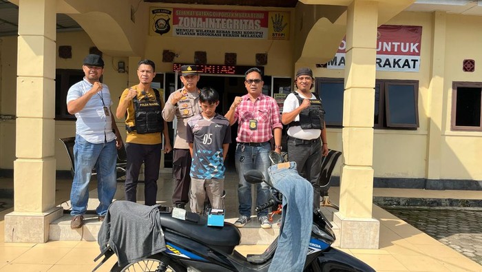 Ahcmad Marzuli (29), jambret di Musi Rawas yang ditangkap polisi