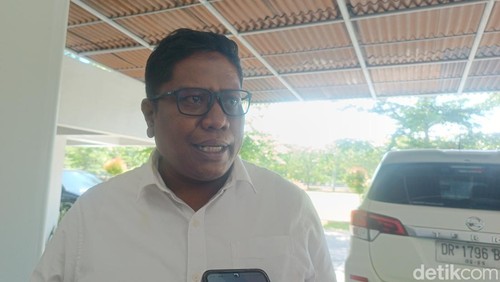 Anggota DPRD Provinsi Nusa Tenggara Barat (NTB) Fraksi Gerindra, Ali Usman Al-Khairi di Mandalika, Senin (5/5/2025). (Edi Suryansyah/detikBali)