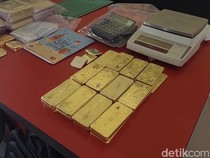 Polisi Buru Pemilik 47 Batang Emas Ilegal di Perdana Square Pontianak
