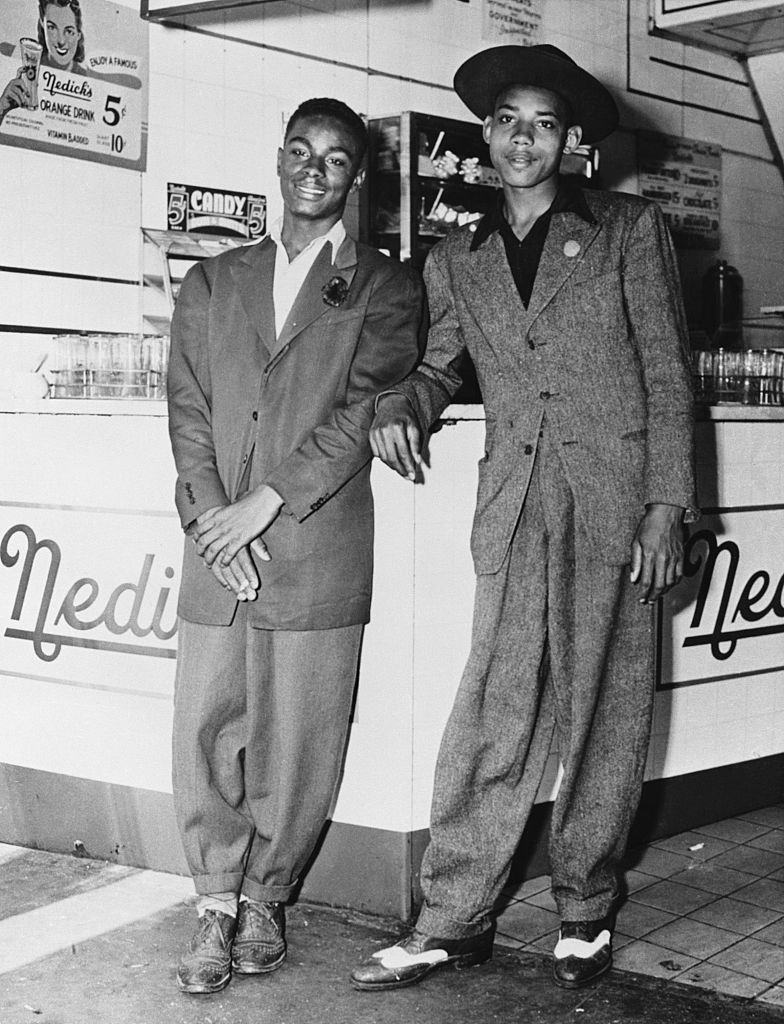 1943:  Boys in zoot suits.   No other information available.