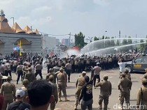 10 Polisi Terluka Saat Ricuh Demo Petani di Lampung, 1 Dilarikan ke RS