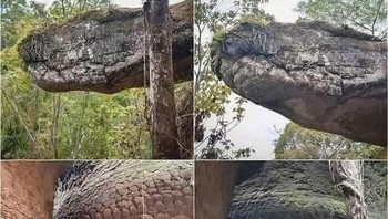Di Thailand, Warga Setempat Percaya Formasi Batu Ini Dulunya Adalah Ular Raksasa yang Membatu di Bumi, Namun Berubah Menjadi Batu Ratusan Juta Tahun Lalu Foto: Boredpanda