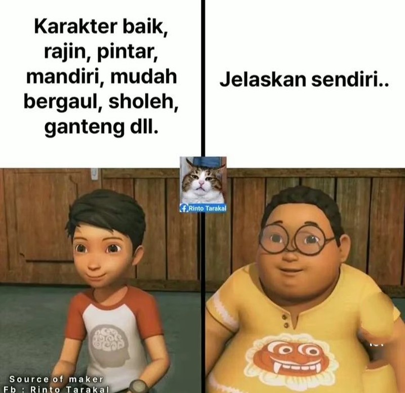 Karakter Dennis di series Adit & Sopo Jarwo bikin orang kesal karena sering minta tolong. Kumpulan meme ini gambarkan kekesalan netter dengan Dennis, aowkaowk.