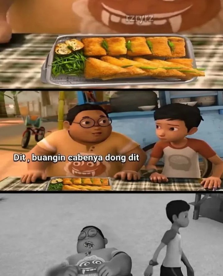Kala Dennis Teman Adit & Sopo Jarwo Jadi Definisi Beban Sesungguhnya Karakter Dennis di series Adit & Sopo Jarwo bikin orang kesal karena sering minta tolong. Kumpulan meme ini gambarkan kekesalan netter dengan Dennis, aowkaowk.