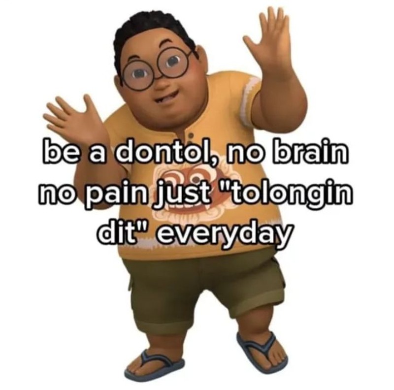 Karakter Dennis di series Adit & Sopo Jarwo bikin orang kesal karena sering minta tolong. Kumpulan meme ini gambarkan kekesalan netter dengan Dennis, aowkaowk.