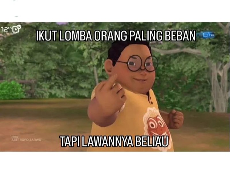 Karakter Dennis di series Adit & Sopo Jarwo bikin orang kesal karena sering minta tolong. Kumpulan meme ini gambarkan kekesalan netter dengan Dennis, aowkaowk.
