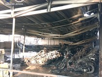 Labfor Polda Jateng Usut Biang Kebakaran Parkir Motor Pekerja Pabrik di Jepara