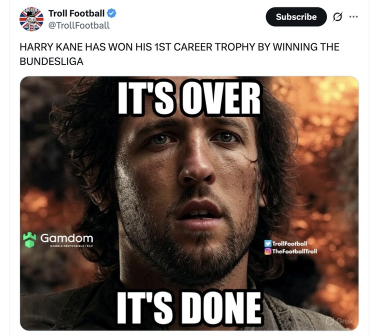 Meme Harry Kane