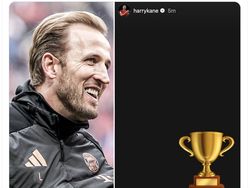 Meme Harry Kane Akhirnya Pecah Telur Angkat Trofi